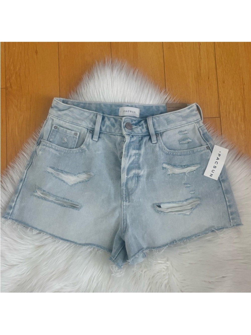 PacSun Distressed Denim Shorts